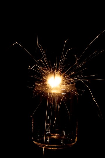 flaming sparkler jar in Baltimore